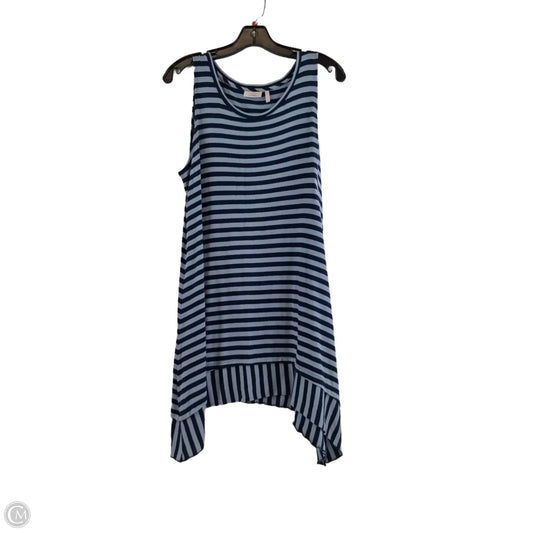 Top Sleeveless By Logo In Striped Pattern, Size: M
