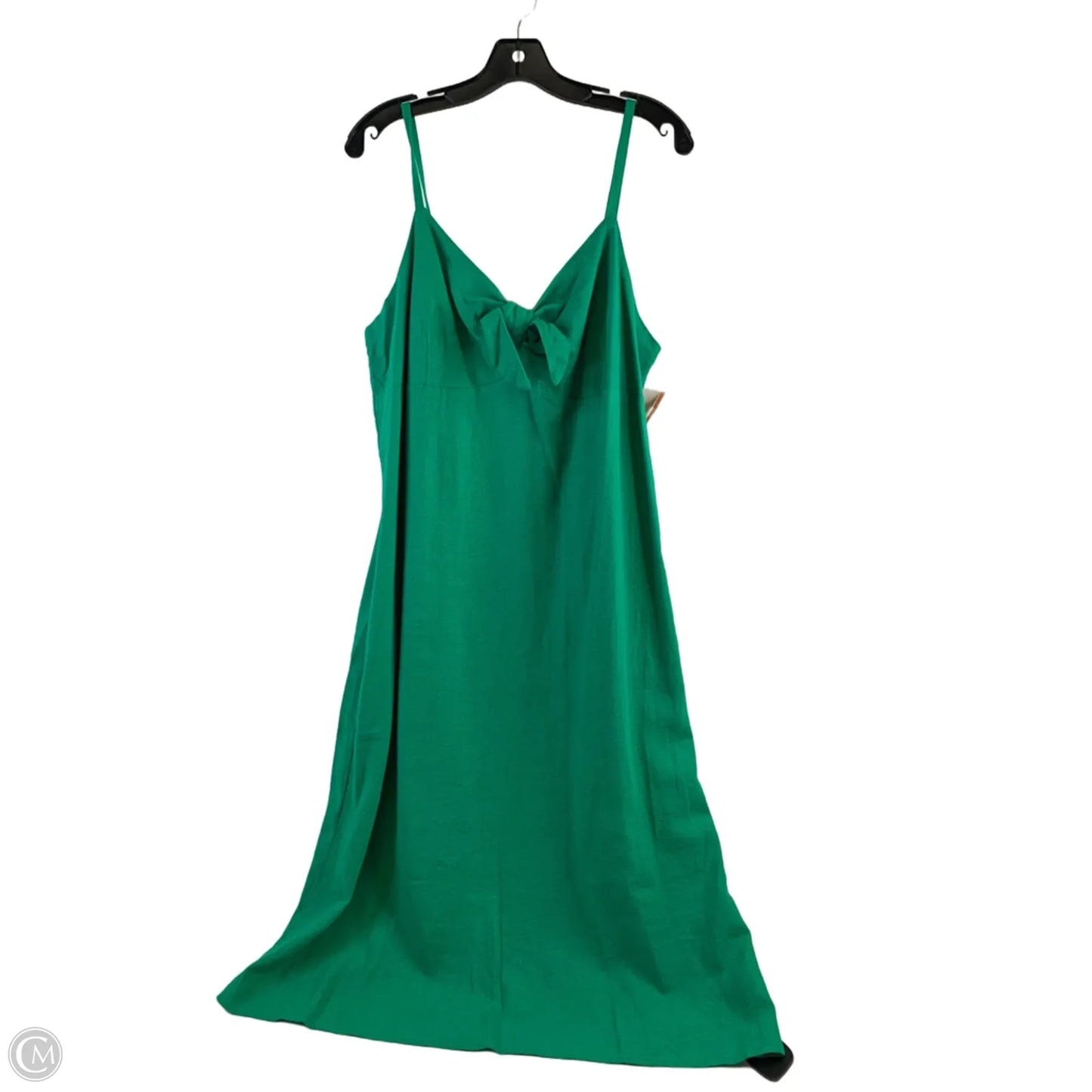 Dress Casual Midi By Old Navy In Green, Size: Xl