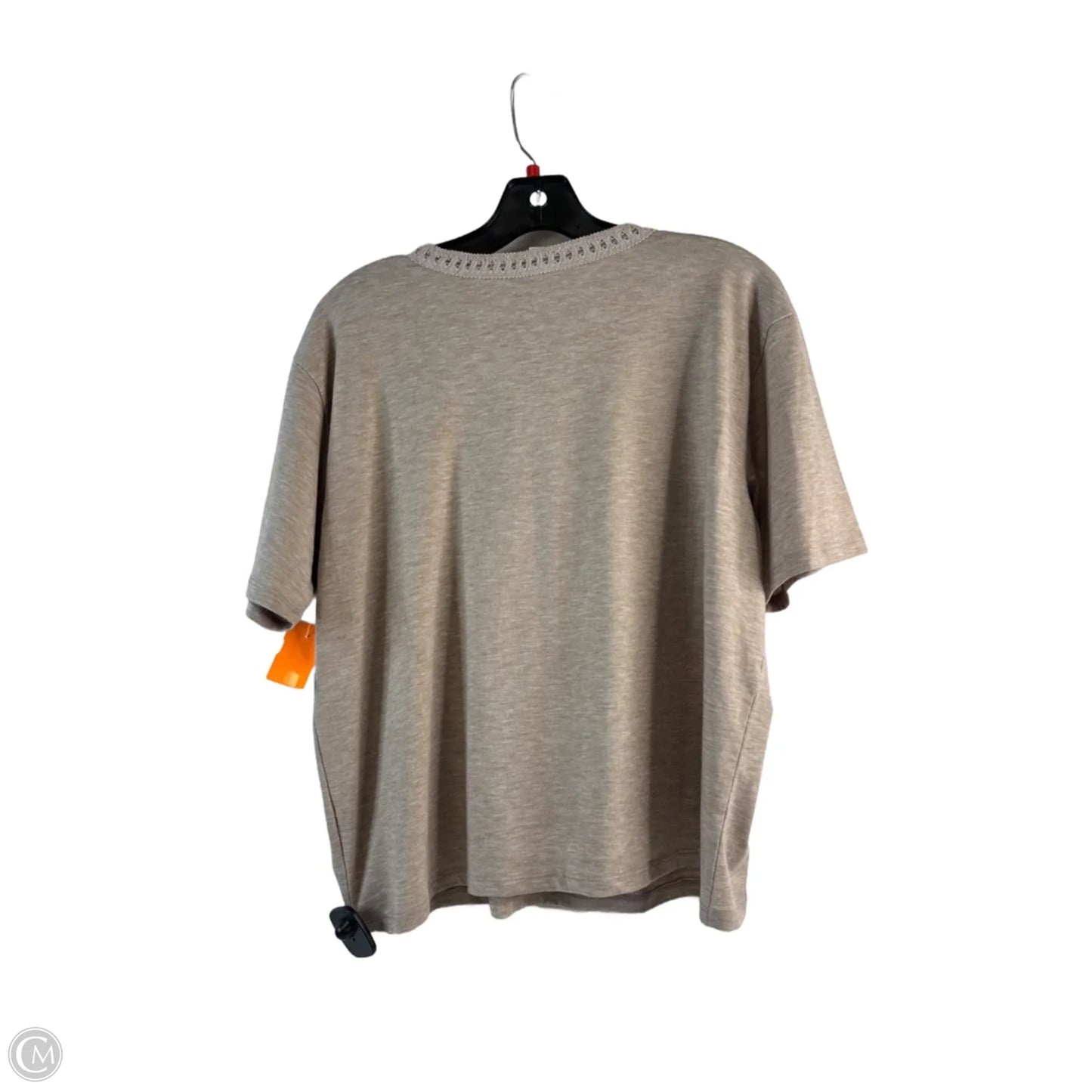 Top Short Sleeve Basic By Splendid In Brown, Size: L