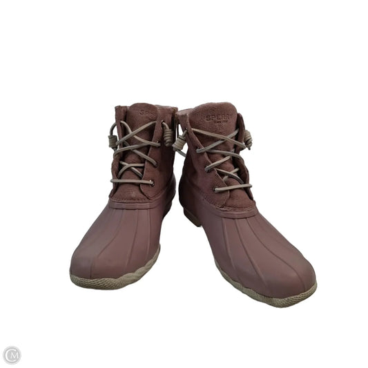 Boots Rain By Sperry In Pink, Size: 9.5