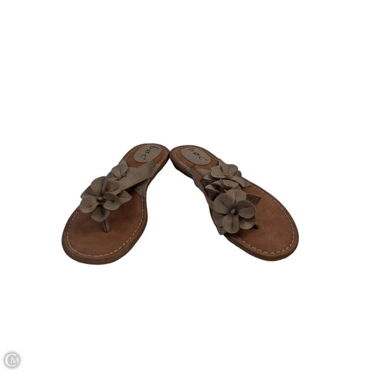 Sandals Flats By Boc In Tan, Size: 8