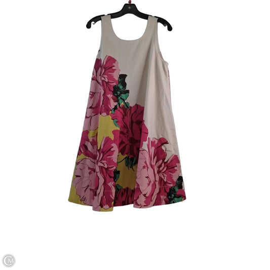 Dress Casual Midi By Maeve In Pink & White, Size: M