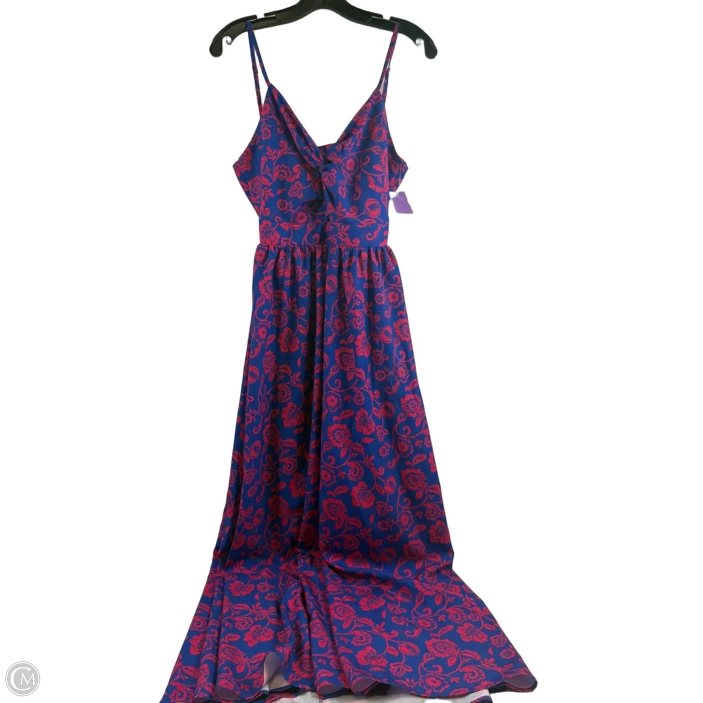 Dress Casual Maxi By Clothes Mentor In Blue & Red, Size: S