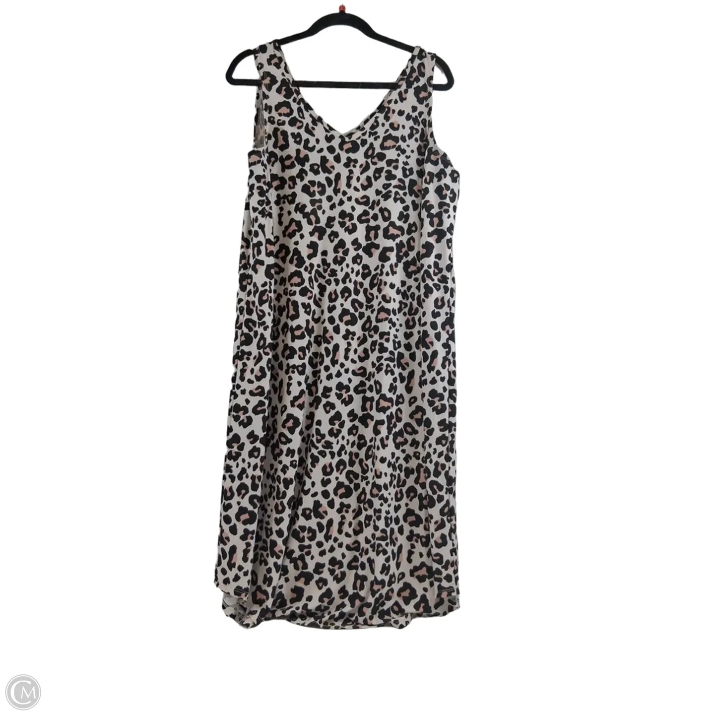 Dress Casual Midi By Maurices In Animal Print, Size: Xl