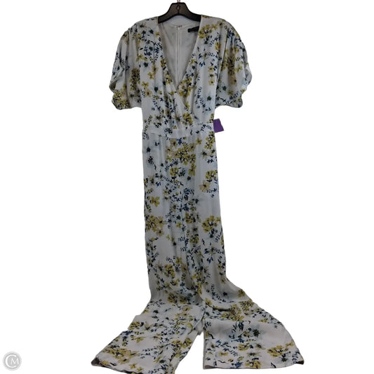 Jumpsuit By Banana Republic In Blue & Yellow, Size: S