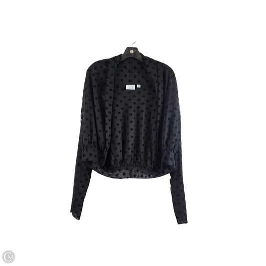 Top Long Sleeve By Anthropologie In Black, Size: Xs