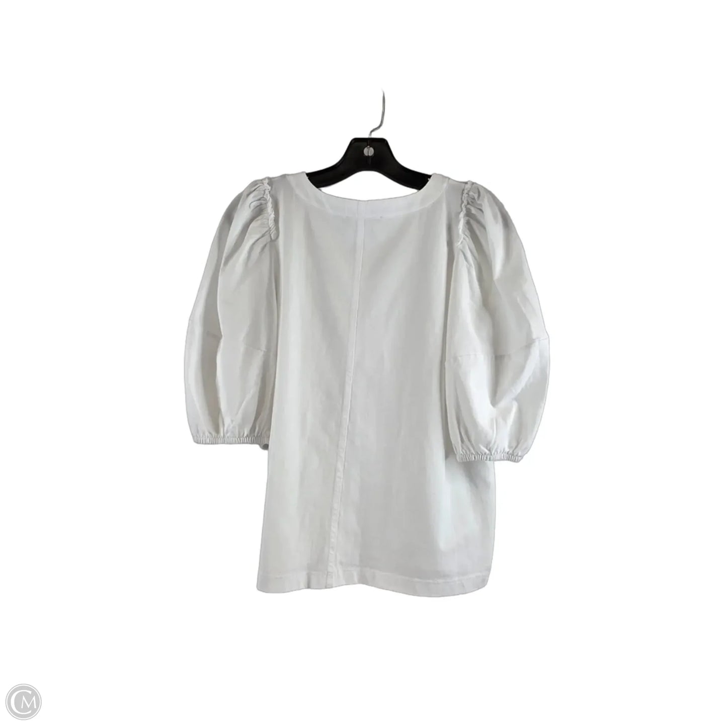 Top Short Sleeve By Madewell In White, Size: L