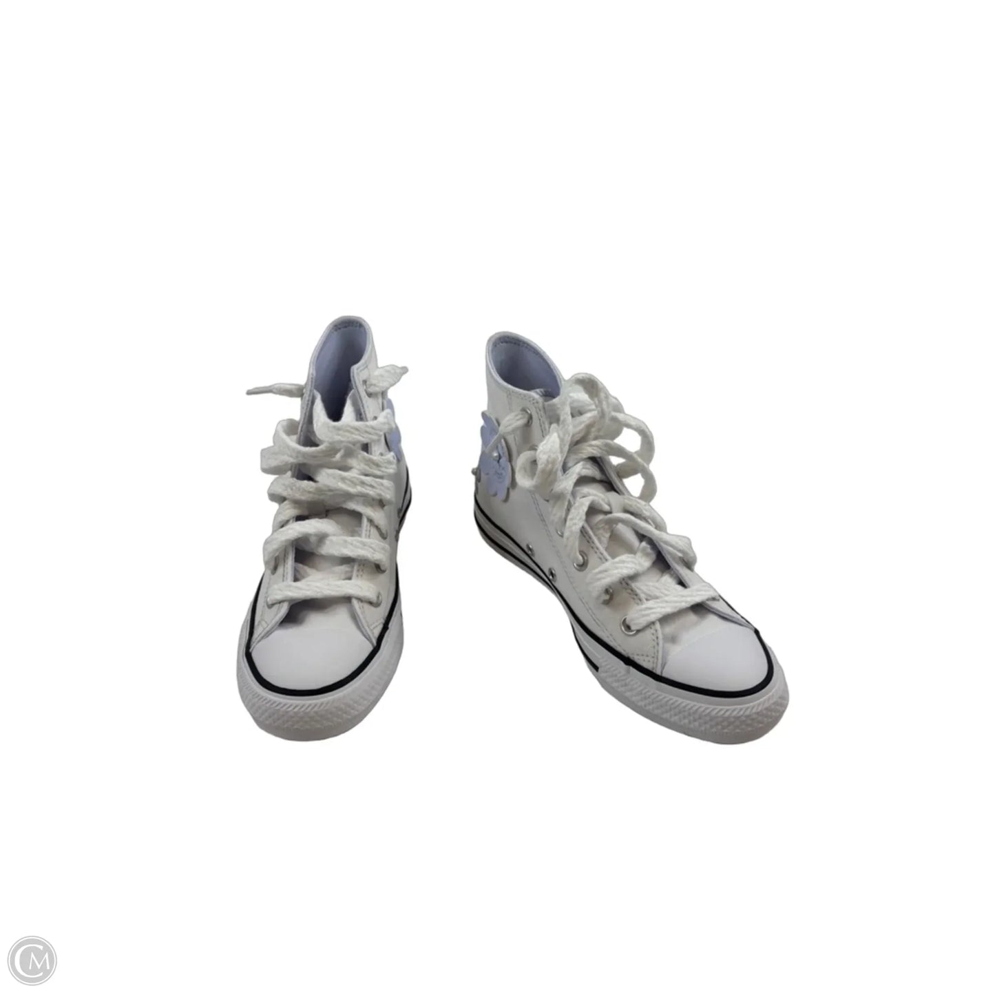 Shoes Sneakers By Converse In Purple & White, Size: 7.5