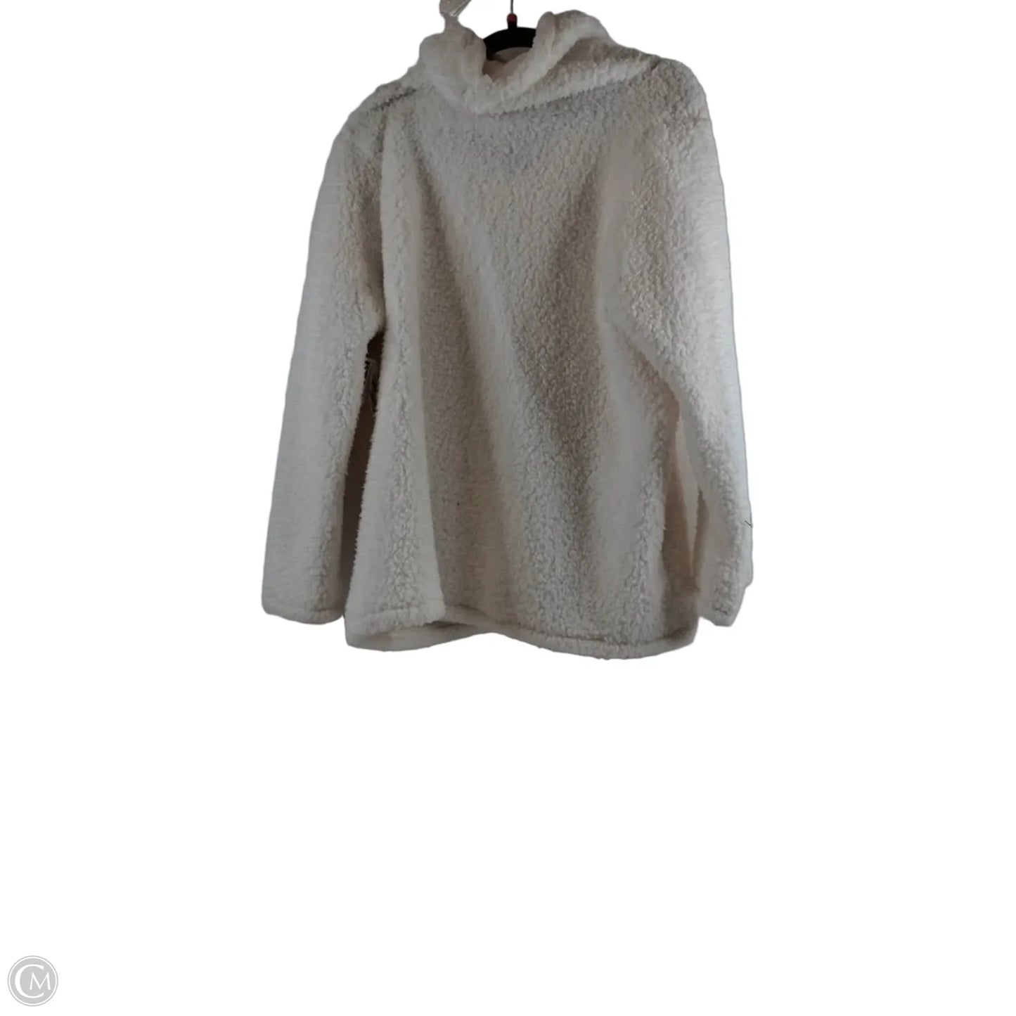 Athletic Fleece By Style And Company In Ivory, Size: 1x