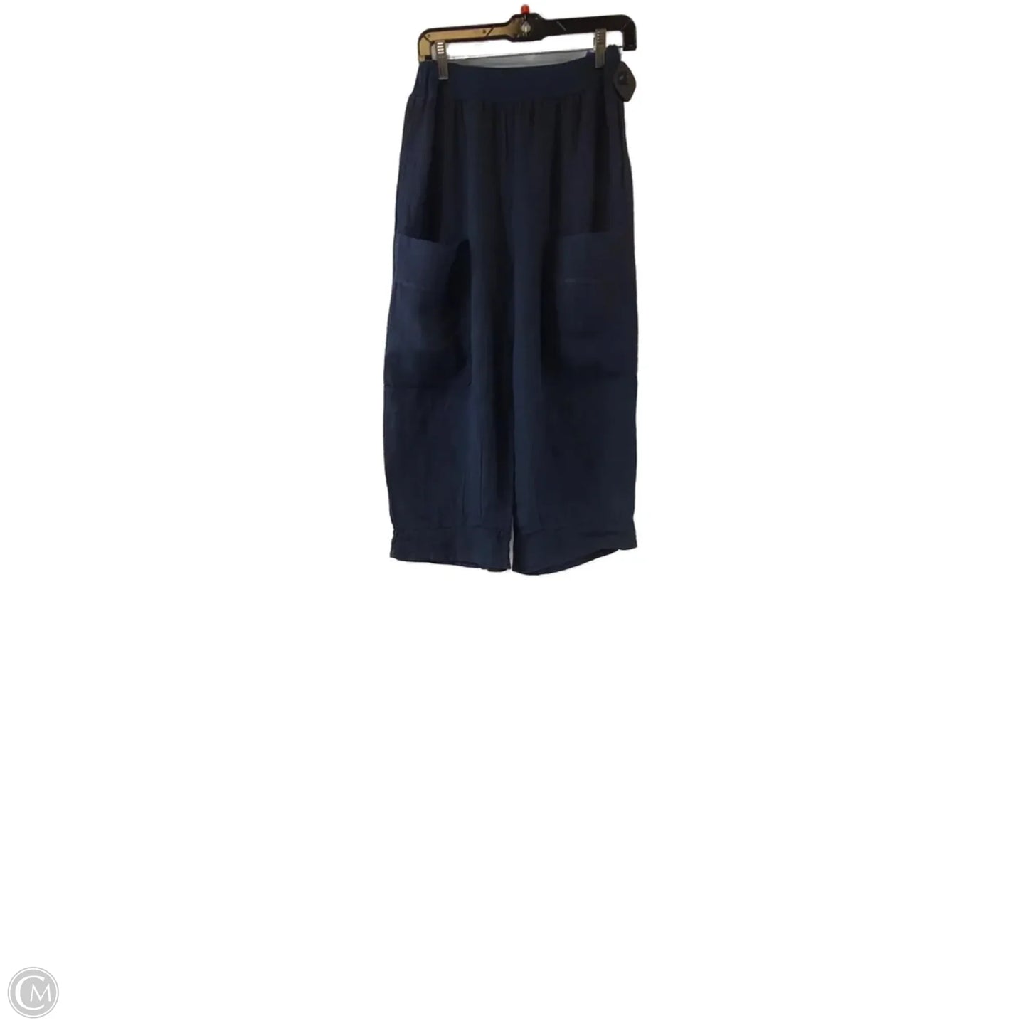 Pants Cropped By Clothes Mentor In Navy, Size: 8