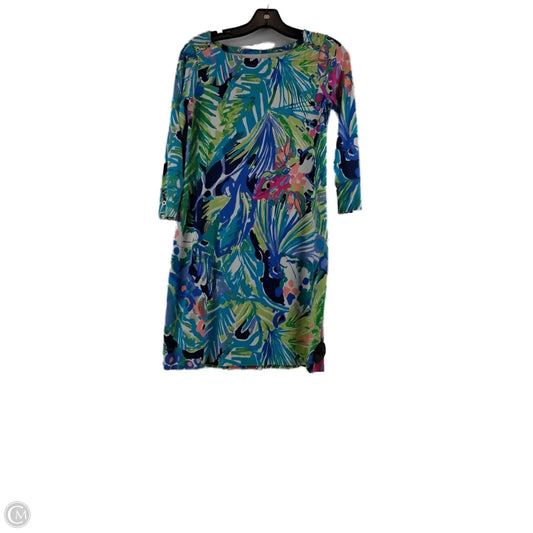 Dress Designer By Lilly Pulitzer In Blue & Pink, Size: Xs