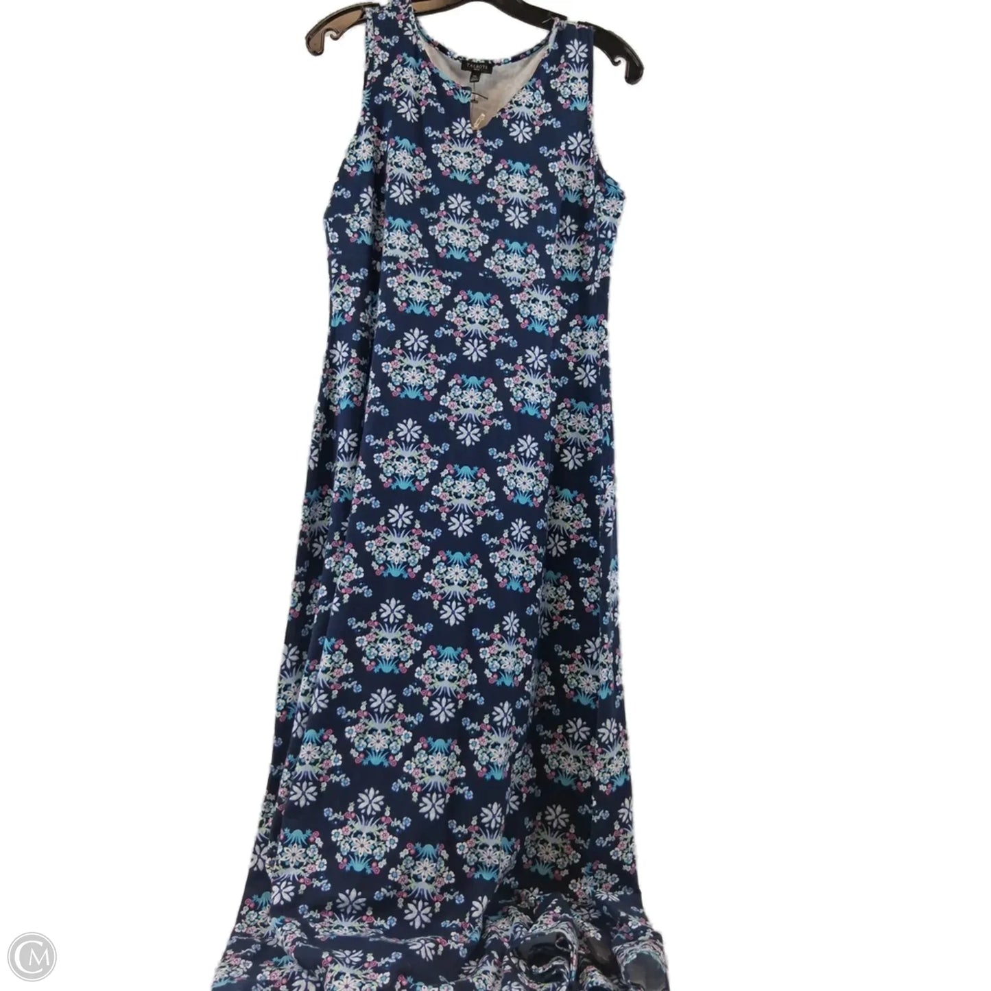 Dress Casual Maxi By Talbots In Floral Print, Size: Mp