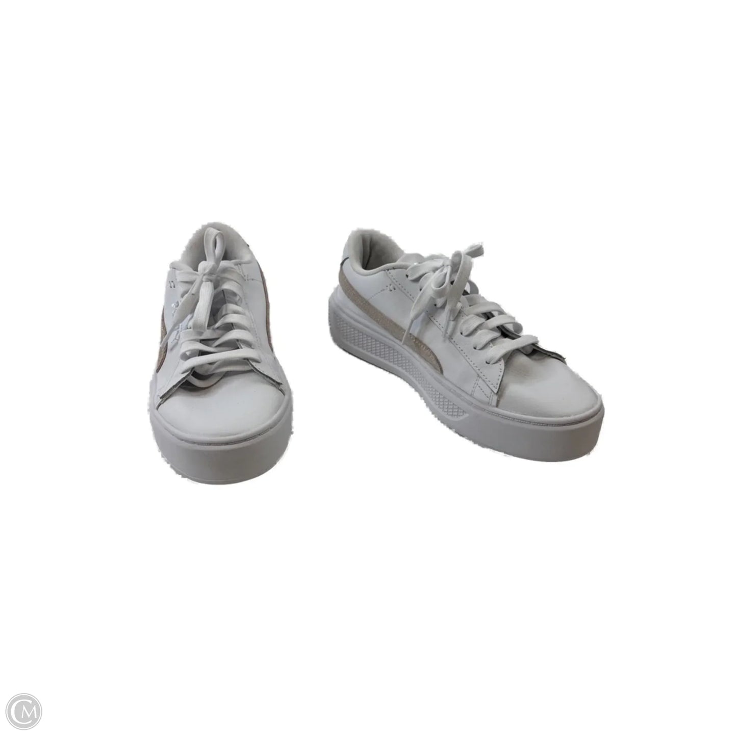 Shoes Athletic By Puma In White, Size: 8