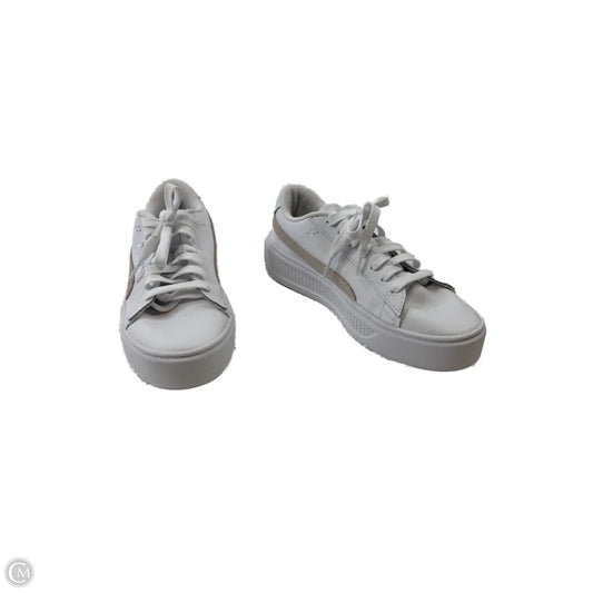 Shoes Athletic By Puma In White, Size: 8