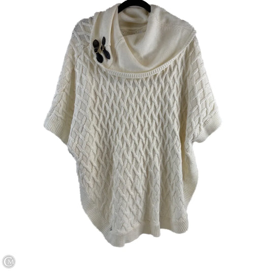 Poncho By Calvin Klein In Cream, Size: Osfm