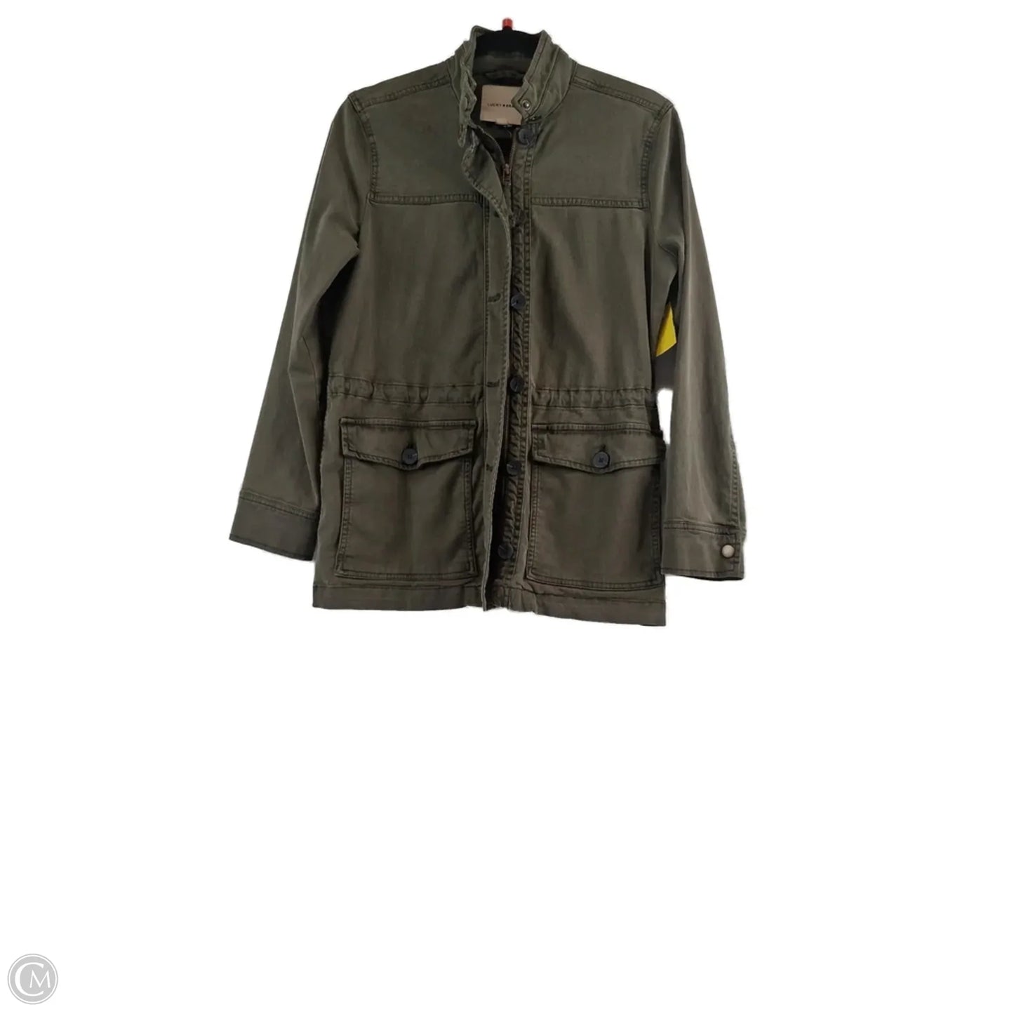 Jacket Utility By Lucky Brand In Grey, Size: S