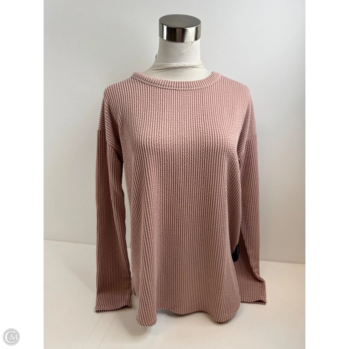 Top Long Sleeve By Maurices In Pink, Size: Xs