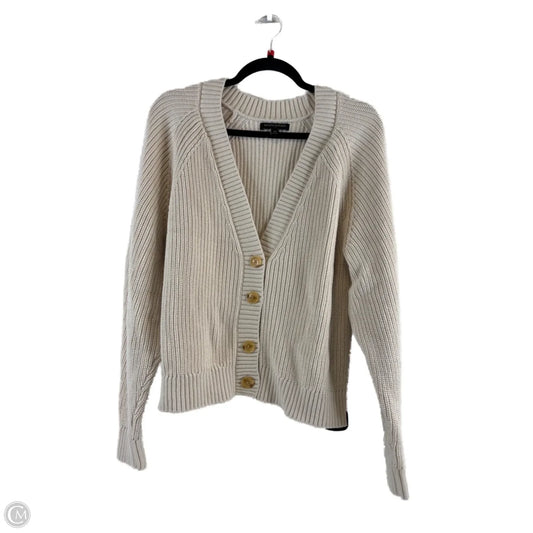 Sweater Cardigan By Banana Republic In Beige, Size: Xs