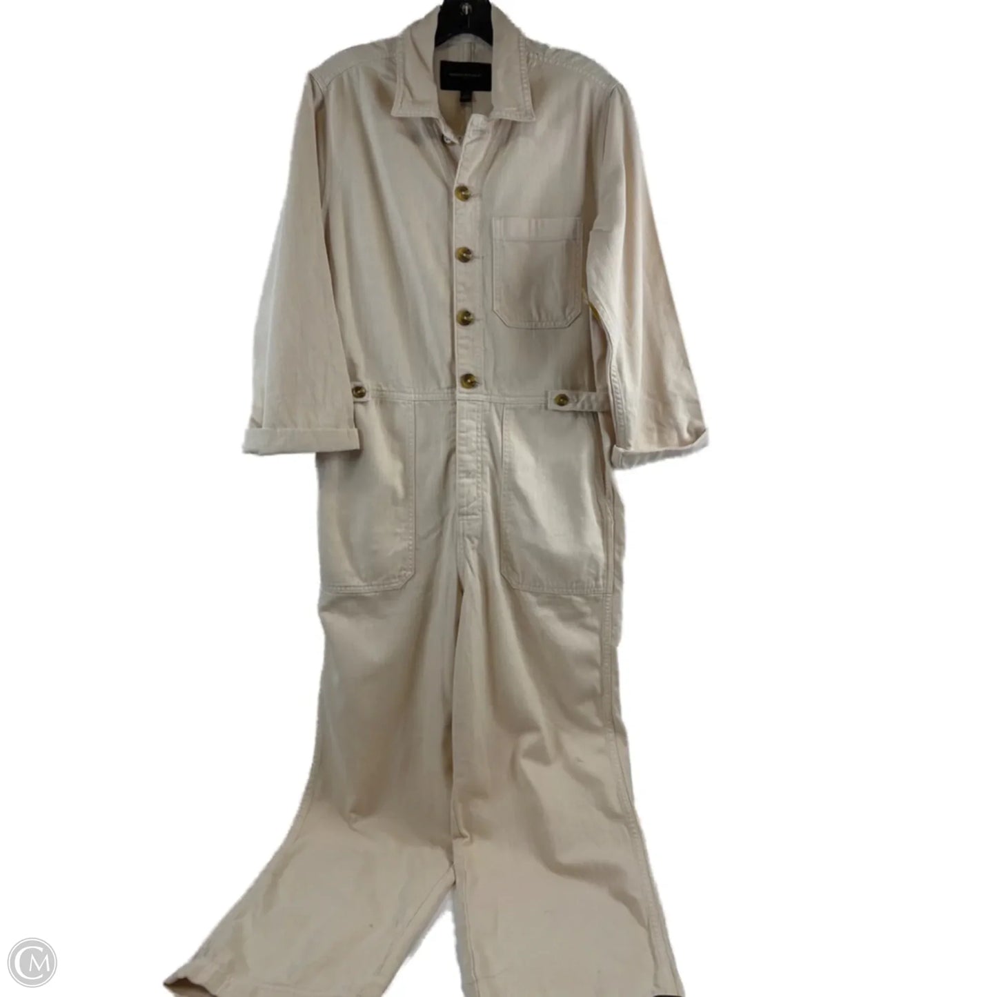 Jumpsuit By Banana Republic In Cream, Size: S