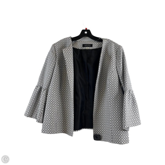 Blazer By Kasper In Black & White, Size: 1x