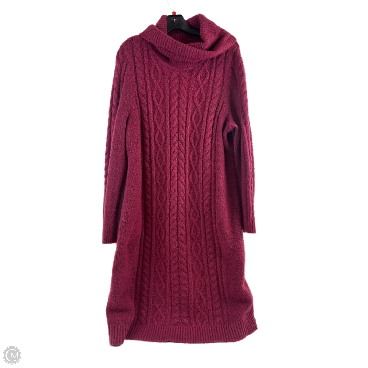 Dress Sweater By Talbots In Purple, Size: Xl