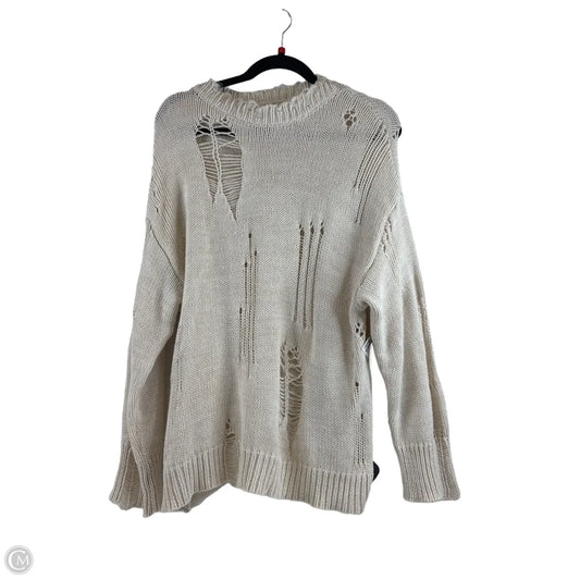 Sweater By Bdg In Cream, Size: Xs