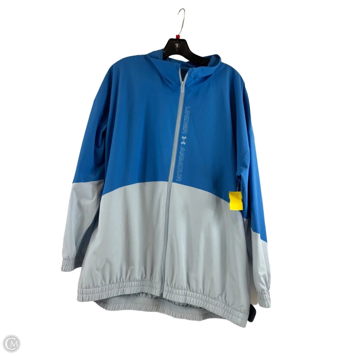 Athletic Jacket By Under Armour In Blue, Size: L