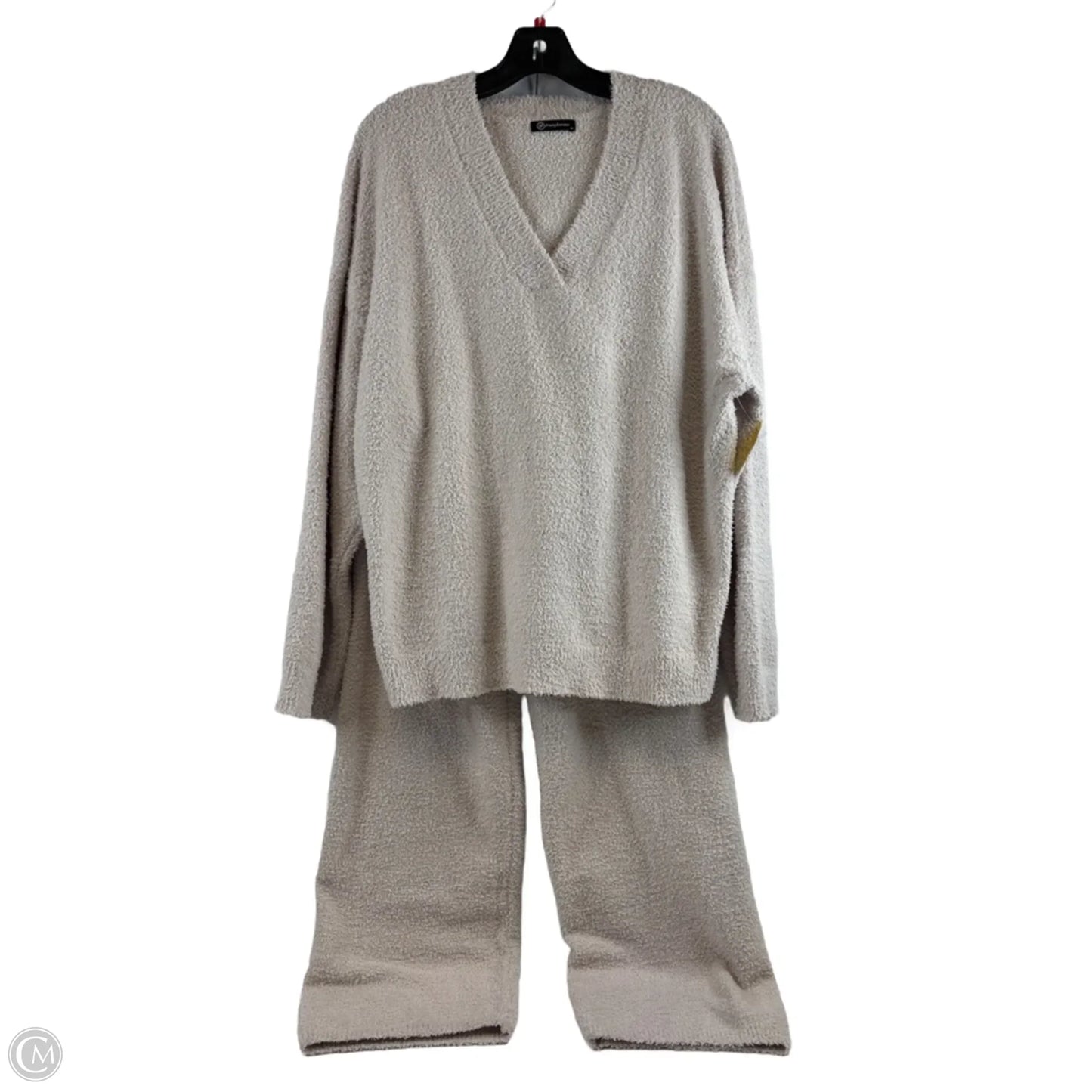 Lounge Set Pants By Prettygarden In Cream, Size: M