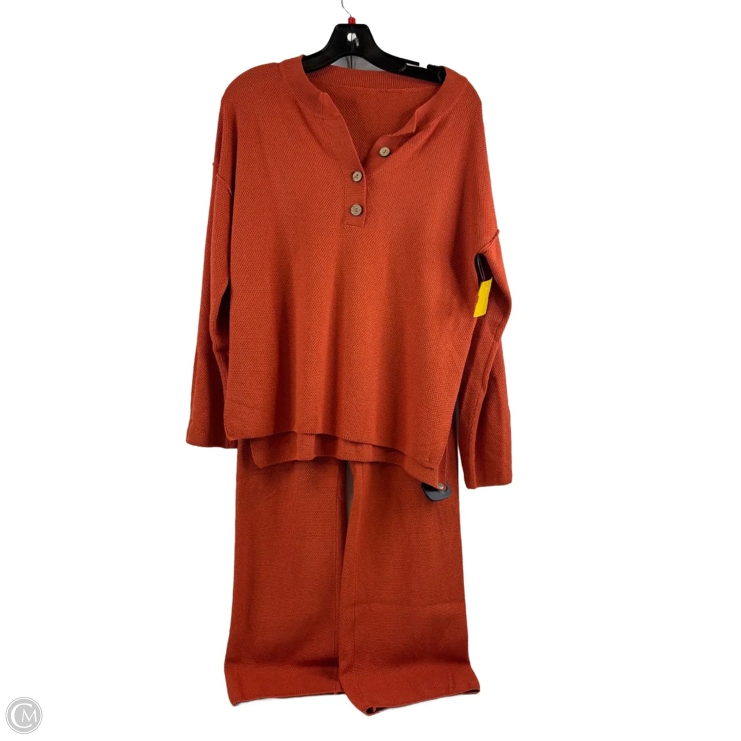 Lounge Set Pants By Cmf In Orange, Size: S