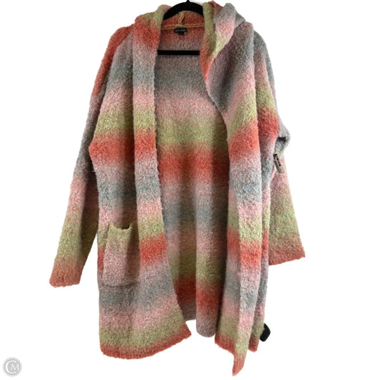 Sweater Cardigan By Coco And Carmen In Green & Orange, Size: Xxl