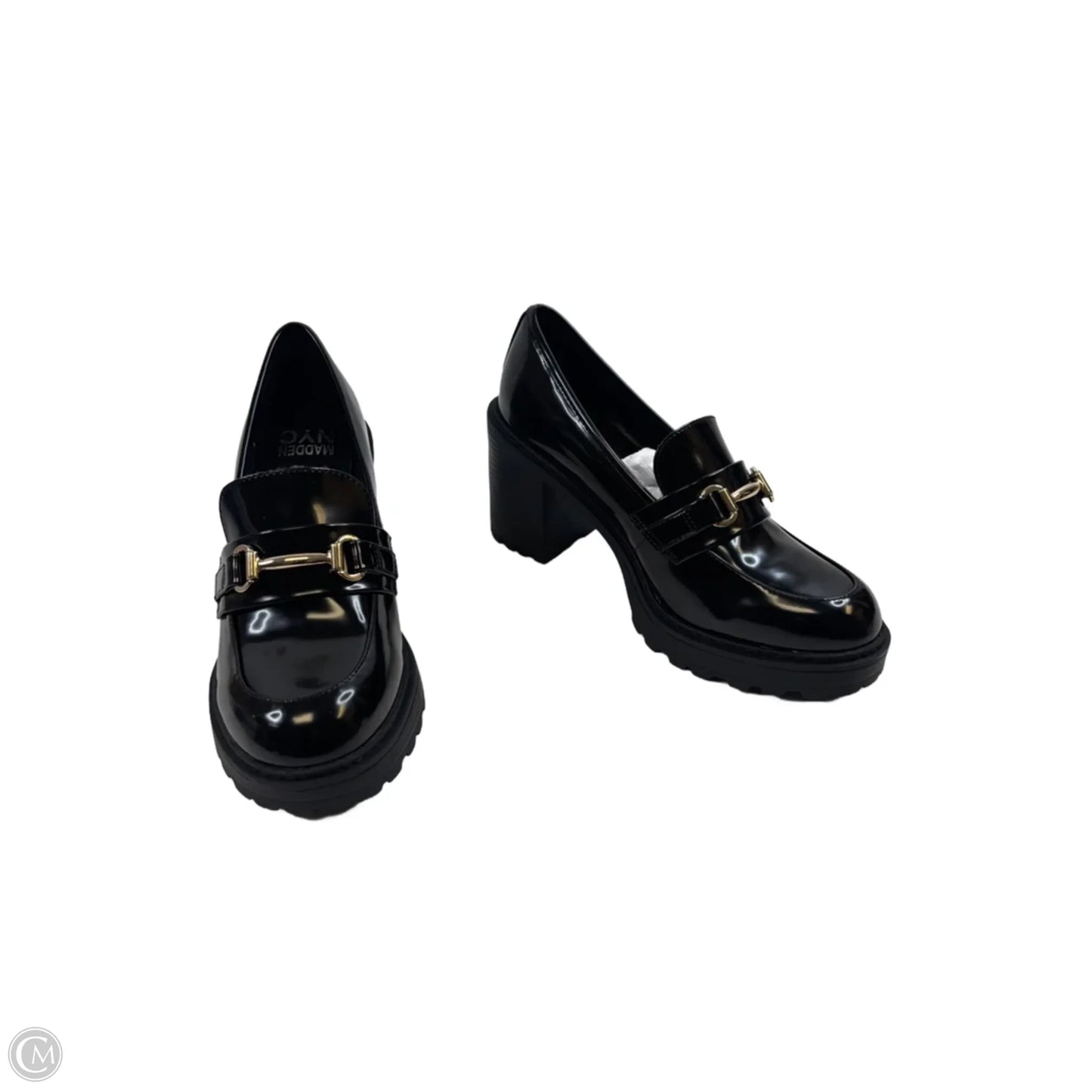 Shoes Heels Block By Madden Nyc In Black, Size: 10