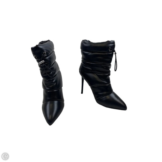 Boots Ankle Heels By Steve Madden In Black, Size: 7.5