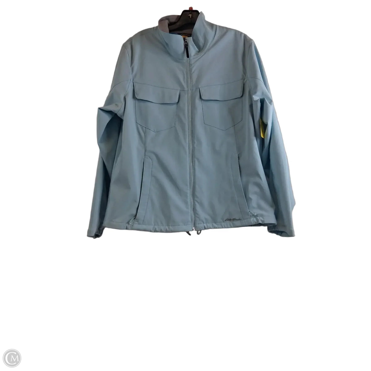 Athletic Jacket By Eddie Bauer In Teal, Size: 2x