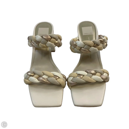 Shoes Heels Block By Dolce Vita In Cream, Size: 8.5