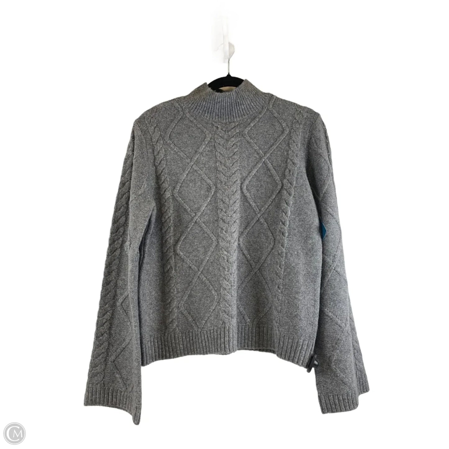 Sweater By Loft In Grey, Size: M