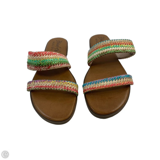Sandals Flats By Blowfish In Multi-colored, Size: 11