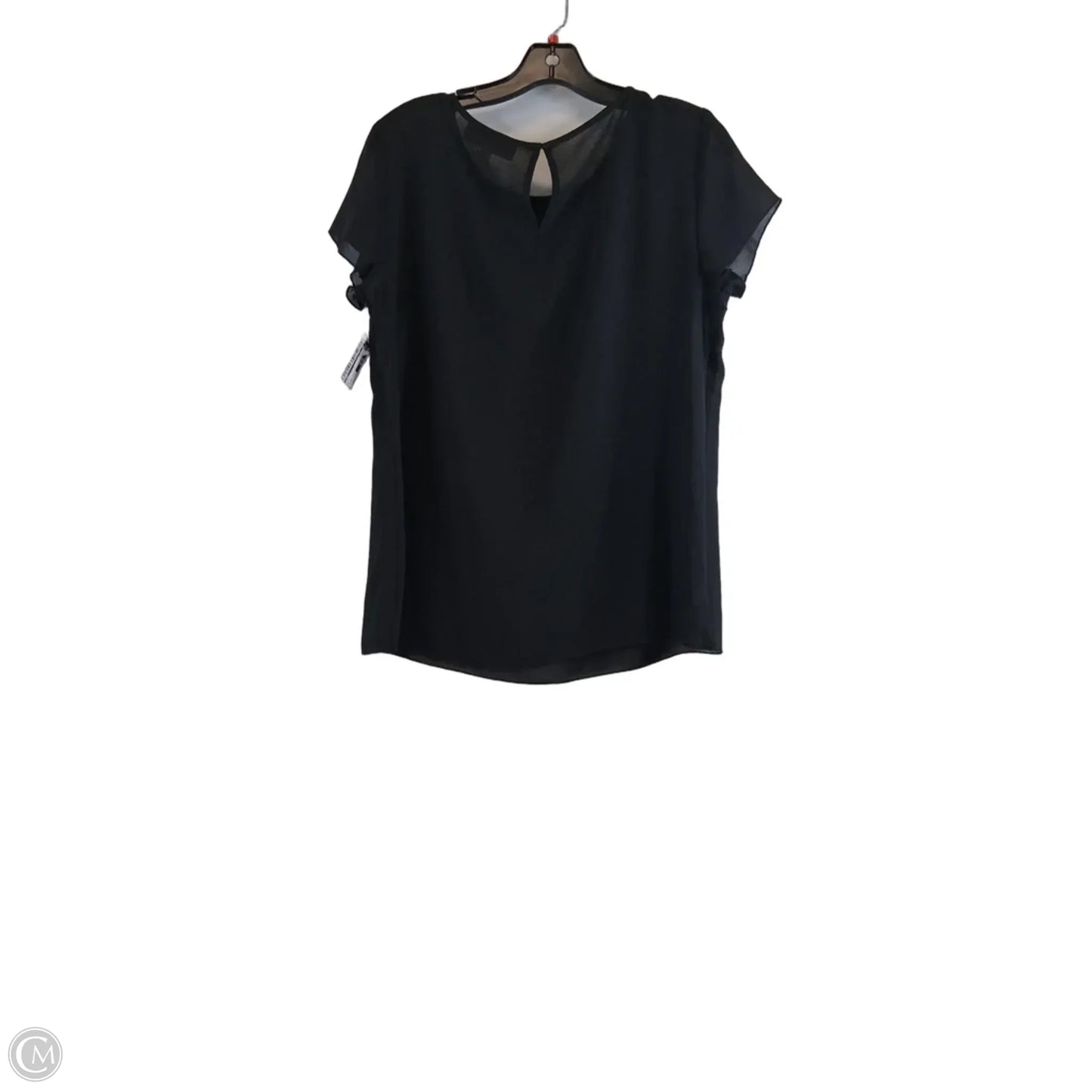 Top Short Sleeve Basic By Loft In Black, Size: M