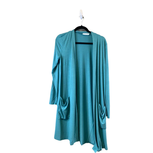 Cardigan By Zenana Outfitters In Blue, Size: M