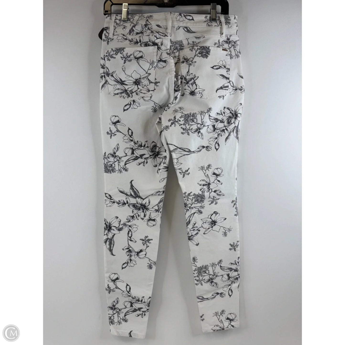 Jeans Skinny By Chicos In Black & White, Size: 8