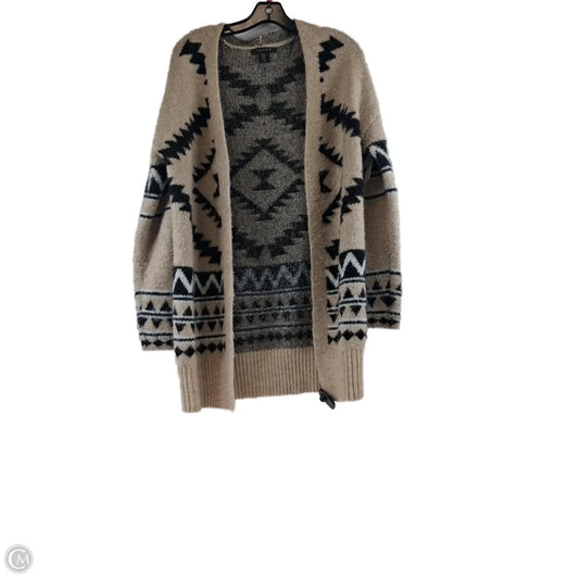 Sweater Cardigan By Tahari By Arthur Levine In Black & Brown, Size: Xs