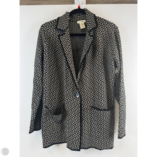Blazer By Max Studio In Black & White, Size: S