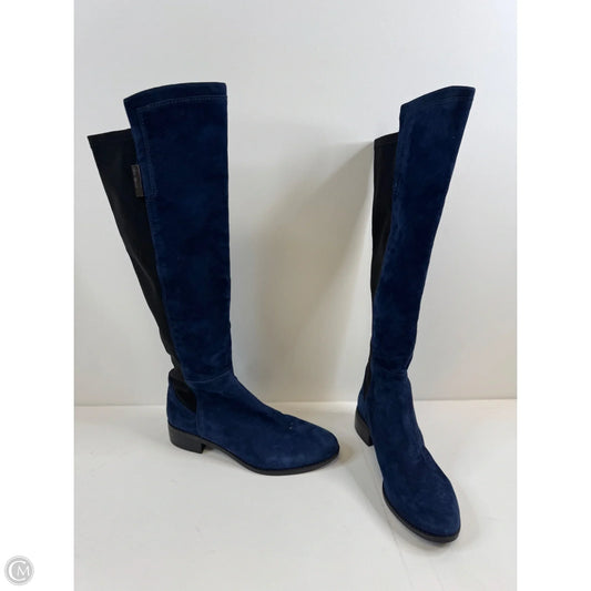 Boots Knee Heels By Vince Camuto In Blue, Size: 10