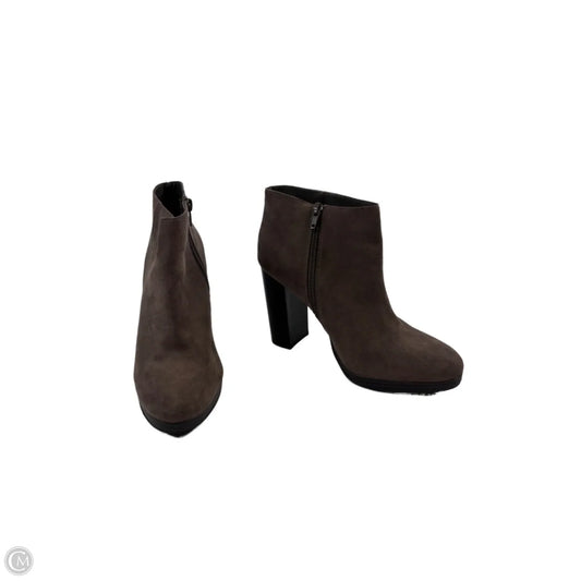 Boots Ankle Heels By Lc Lauren Conrad In Taupe, Size: 8