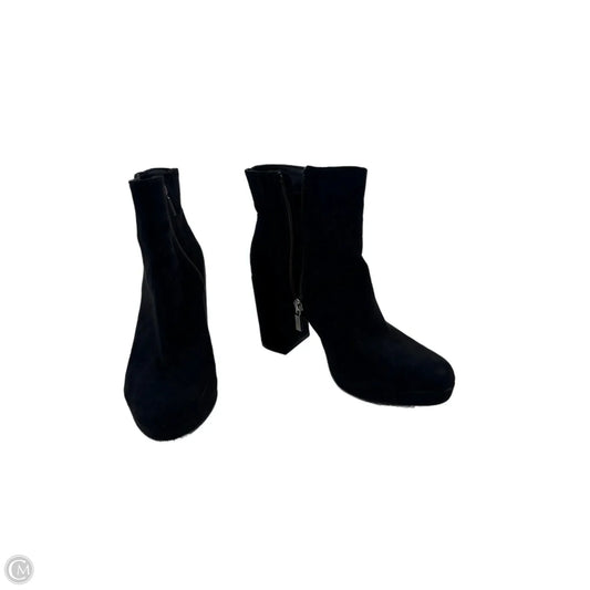 Boots Ankle Heels By A New Day In Black, Size: 8