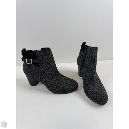 Boots Ankle Heels By Kelly And Katie In Grey, Size: 8