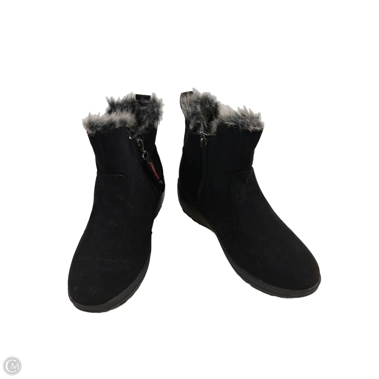 Boots Ankle Flats By Khombu In Black, Size: 7