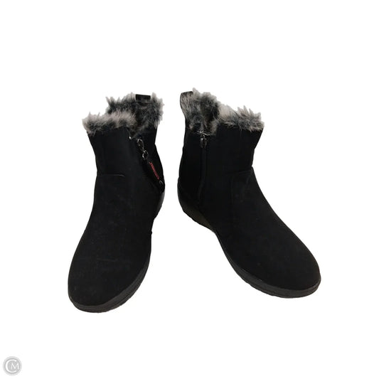 Boots Ankle Flats By Khombu In Black, Size: 7