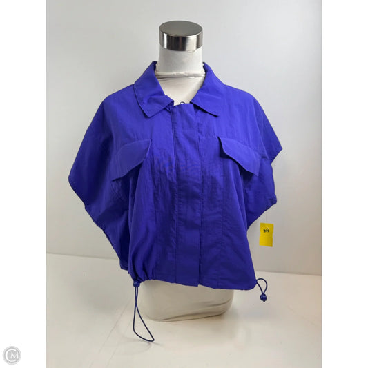 Athletic Top Short Sleeve By Tek Gear In Purple, Size: L