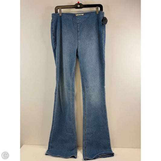 Jeans Flared By We The Free In Blue, Size: 8