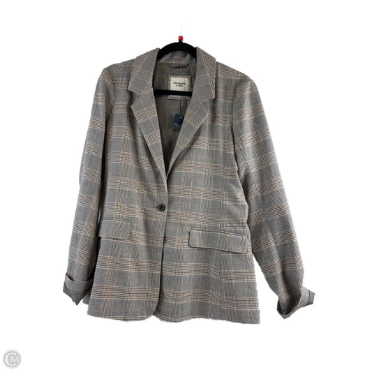 Blazer By Abercrombie And Fitch In Grey & Yellow, Size: M